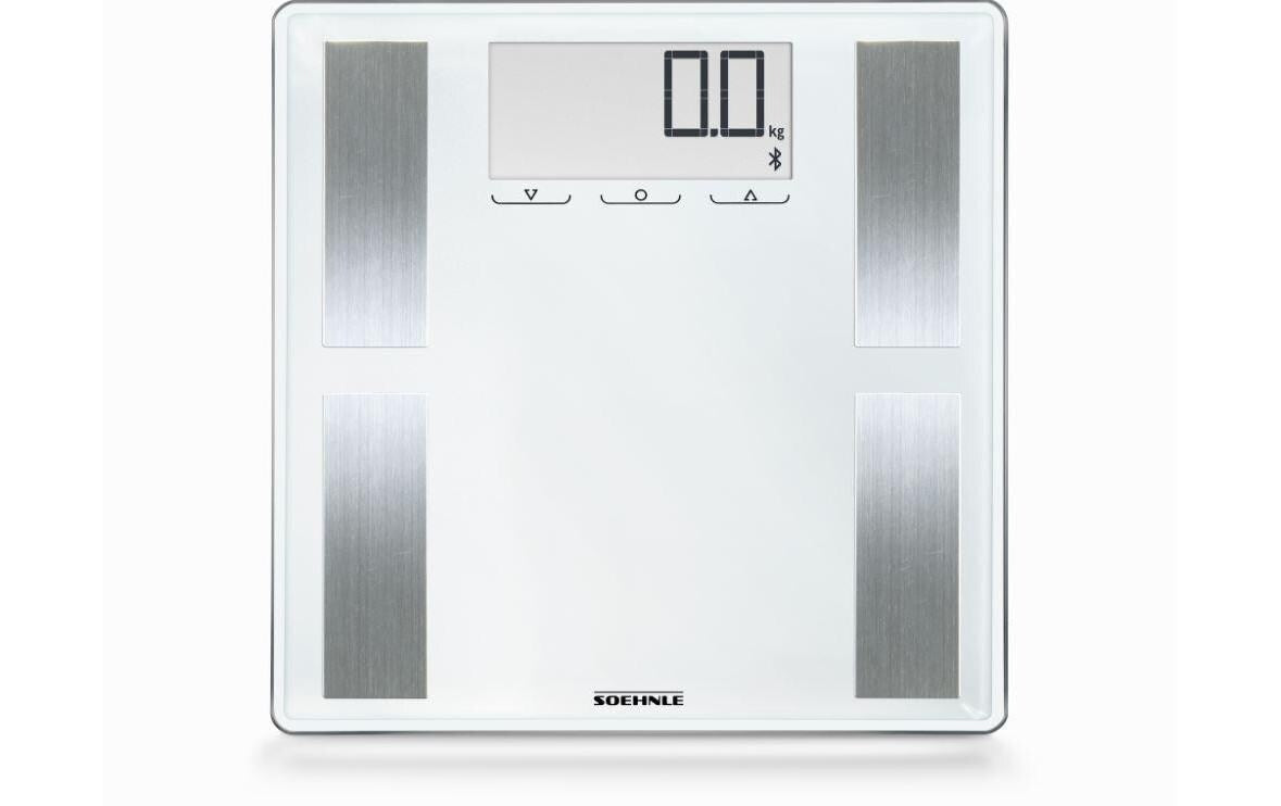 Soehnle Paketwaage Shape Sense Connect 100 – Tragkraft 180 kg, Teilung 100 g, Wiegefläche 35,5 × 36 cm
