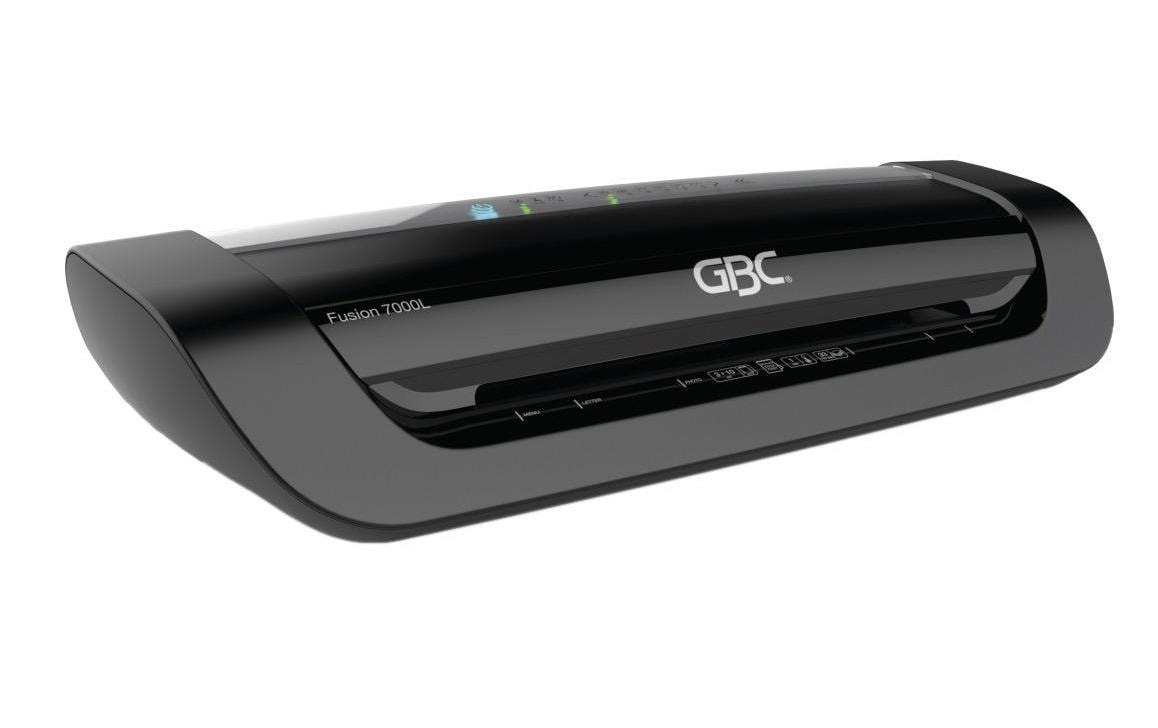 GBC Fusion 7000L Laminiergerät A3 – 6-Rollen, 75–250 µm, 1 Min. Aufheizzeit, 1400 mm/min, Schwarz