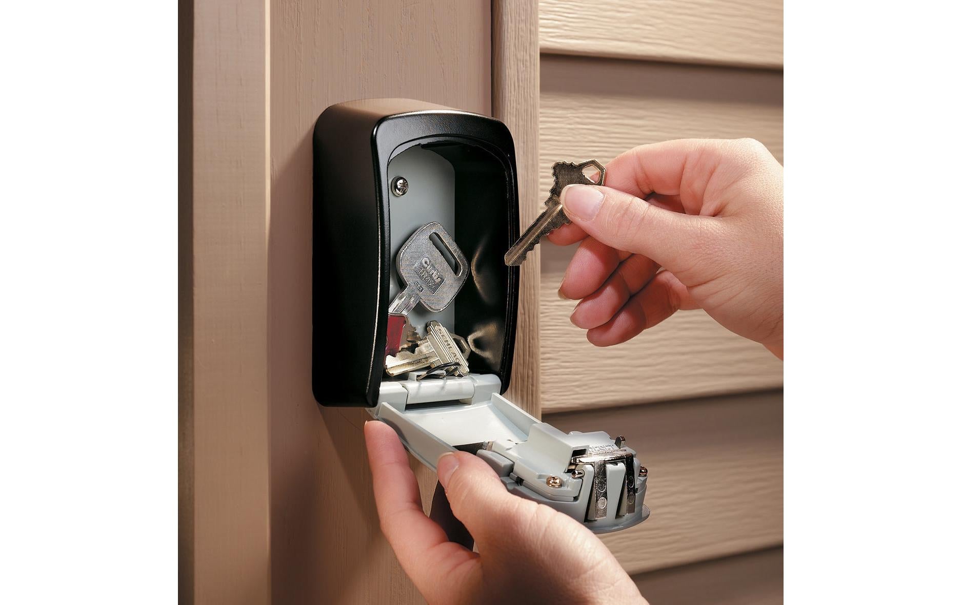 MASTER LOCK Masterlock 5401EURD – Schlüsseldepot, Zahlenschloss, Metall, Silber