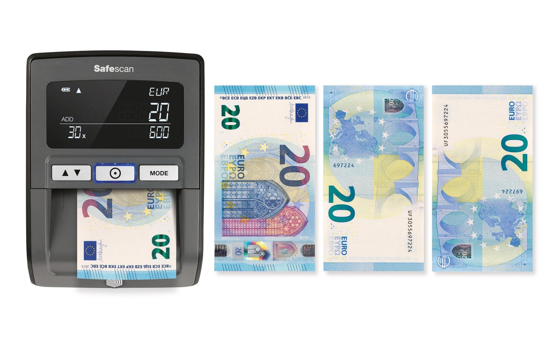 Safescan Geldscheinprüfgerät, Schwarz, 185-S