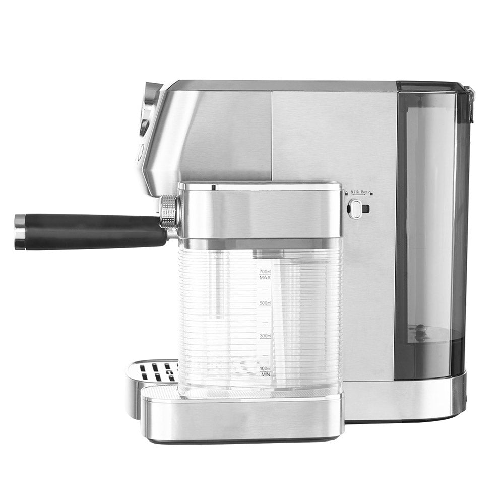 Gastroback Piccolo Pro M Espressomaschine (Siebträger) – für E.S.E., 20 bar, 1,3 l Wassertank, 0,7 l Milchtank