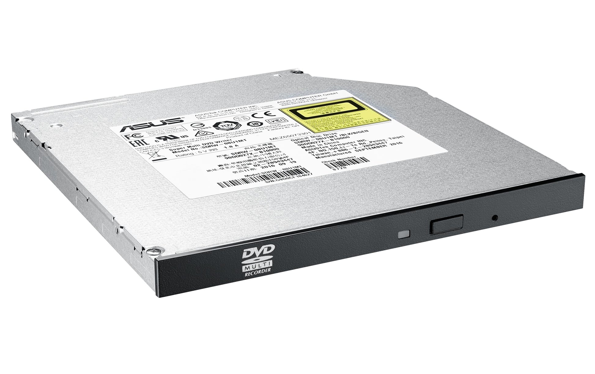 ASUS SDRW-08U1MT – Slimline SATA DVD-RW Laufwerk