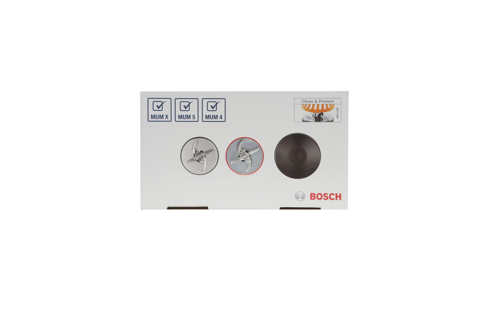 Bosch Glasbehälter, 14,5 × 16,5 × 25,5 cm, Edelstahl – für MUM4, MUM5, MUMX, MUZ45XCG1