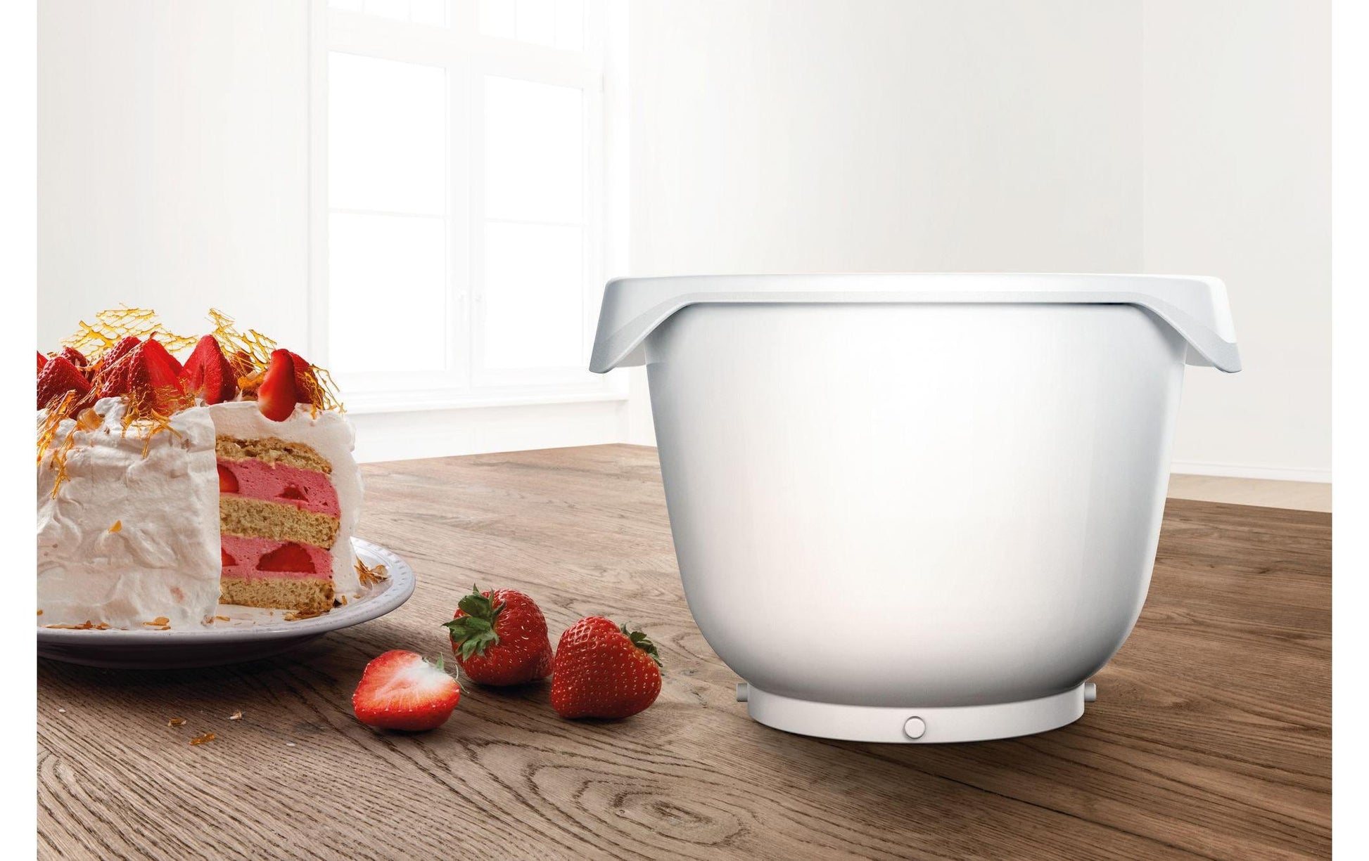 Bosch Rührschüssel, 26,5 × 28 × 20 cm, Kunststoff – für Bosch Modellreihe OptiMUM, MUZ9KR1