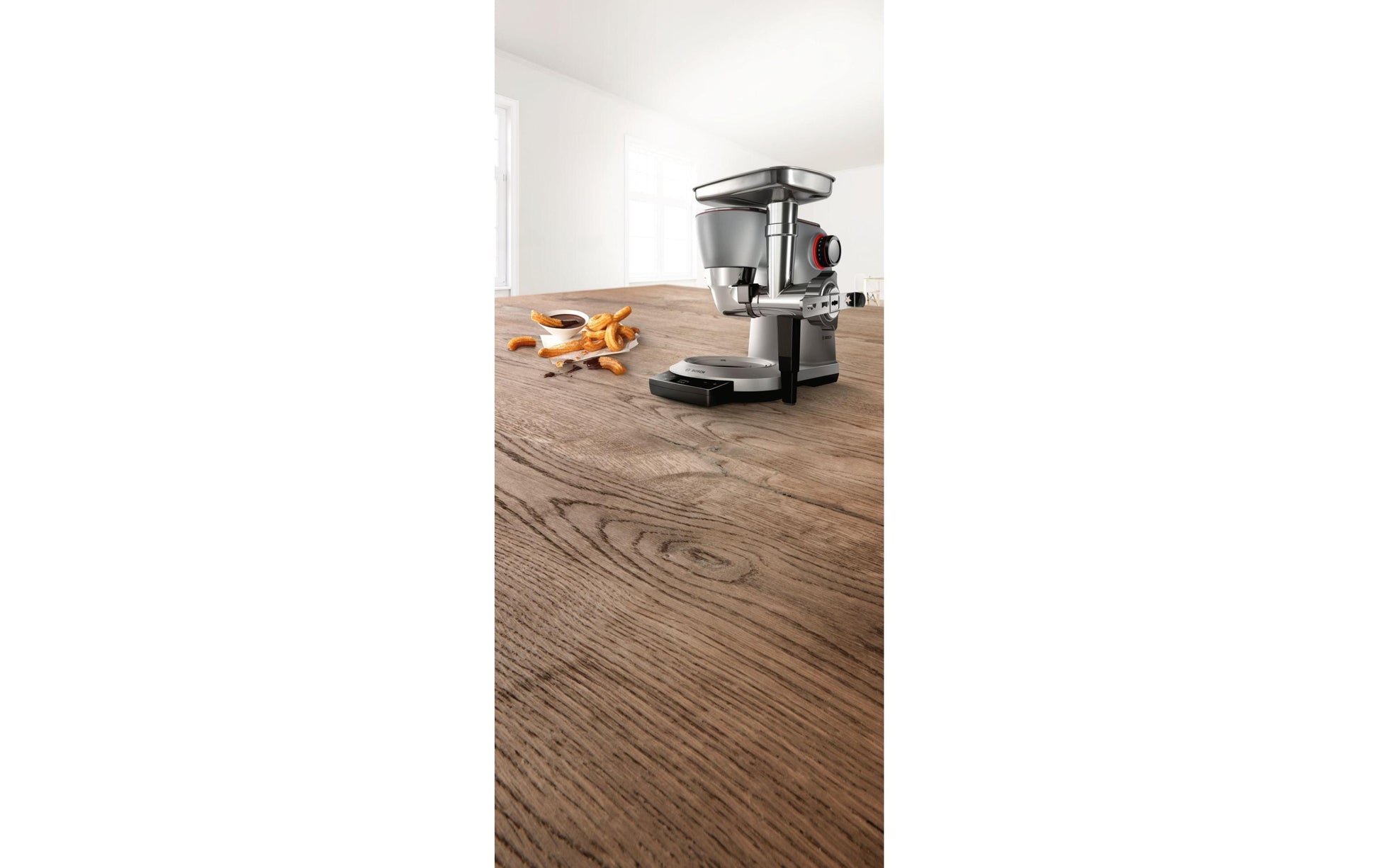 Bosch Spritzgebäckvorsatz, Edelstahl – für Bosch OptiMUM, MUZ9SV1