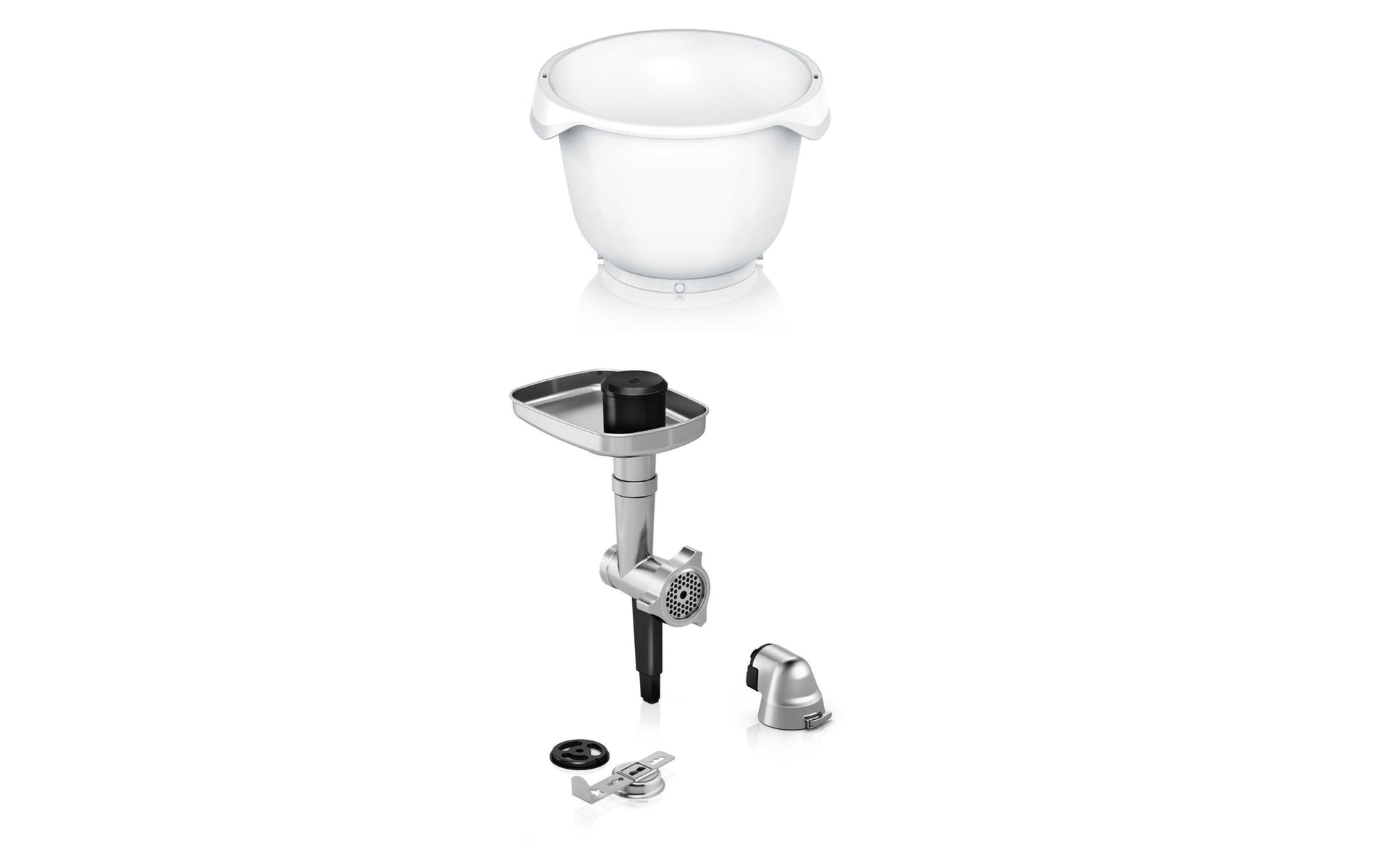 Bosch Stopfer, 26,6 × 39,5 × 39 cm, Kunststoff – für Bosch Modellreihe MUM5, MUZ9BS1