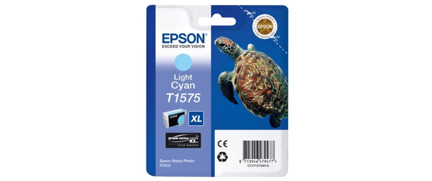 Epson Tintenpatrone T1575, cyan, 25,9 ml