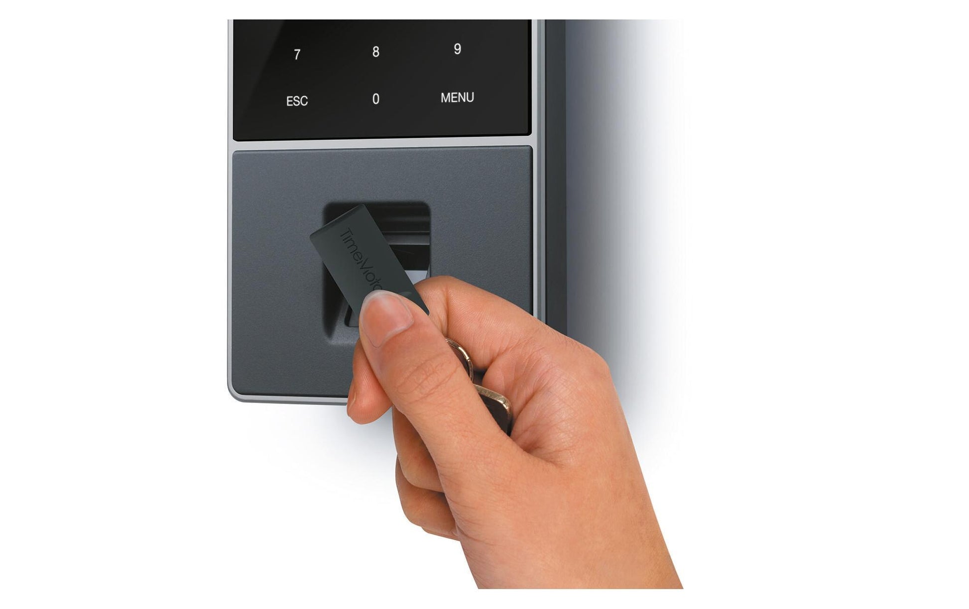 Safescan RF-110 RFID-Schlüsselanhänger – Schwarz, 25 Stk.