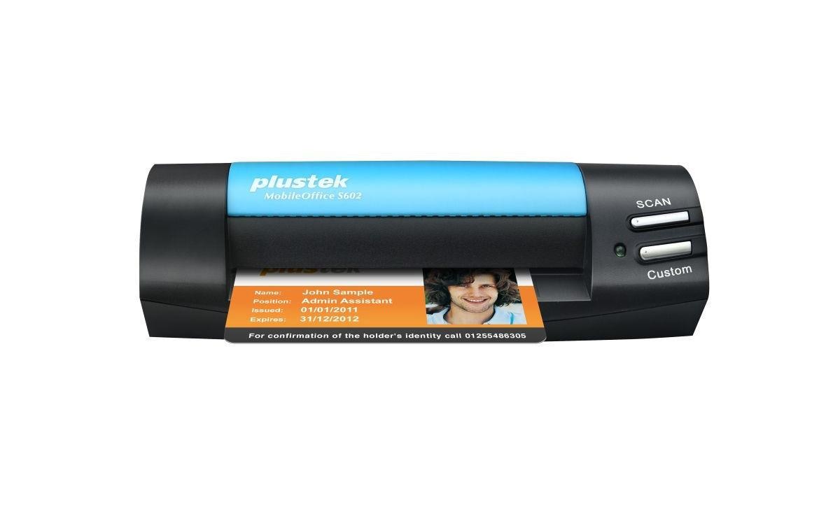Plustek MobileOffice S602 – Mobiler Scanner, A6, 1200 dpi, USB, für Windows
