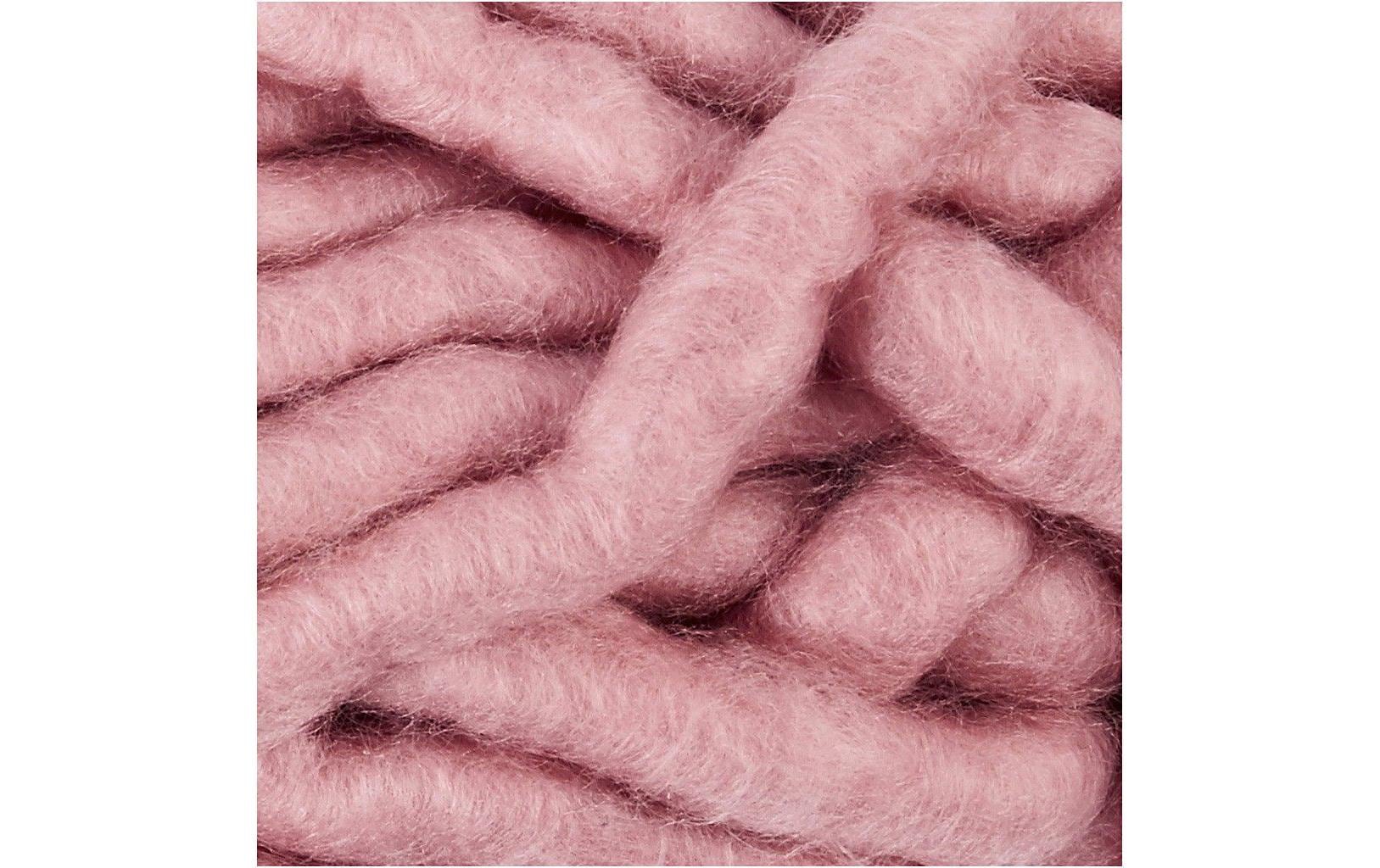 Creativ Company Acrylwolle XL Wolle Rosa – 200 g, 17 m, Polyacryl, Nadel 20 mm, 1 Stk.