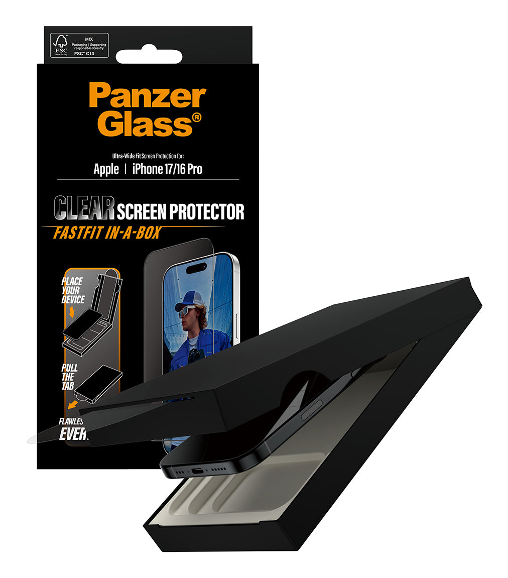 PanzerGlass Displayschutzfolie – für Apple iPhone 17