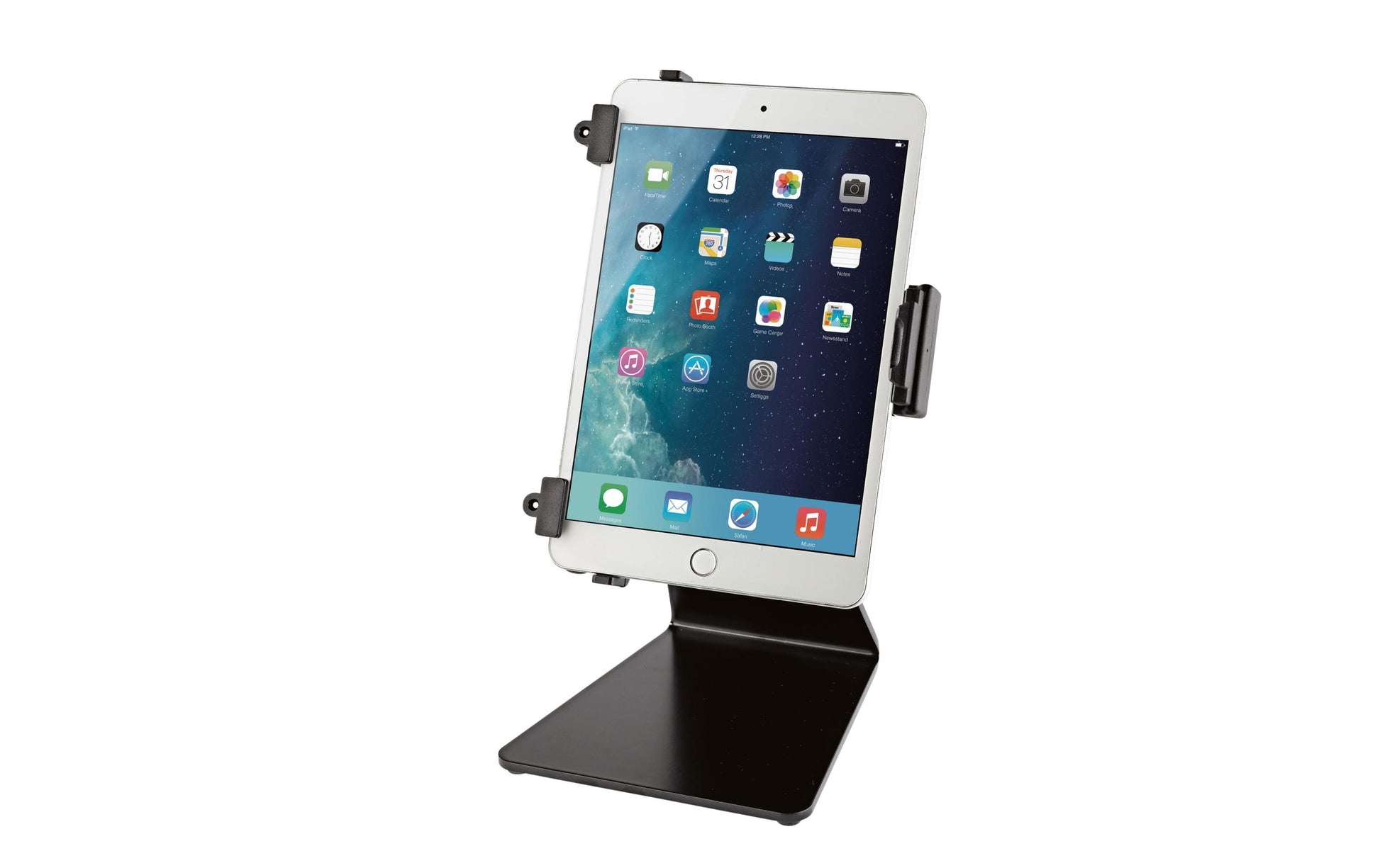 König & Meyer Tablet-Tischhalterung – für iPad Pro 9,7" – Höhenverstellbar, 90° drehbar – Schwarz
