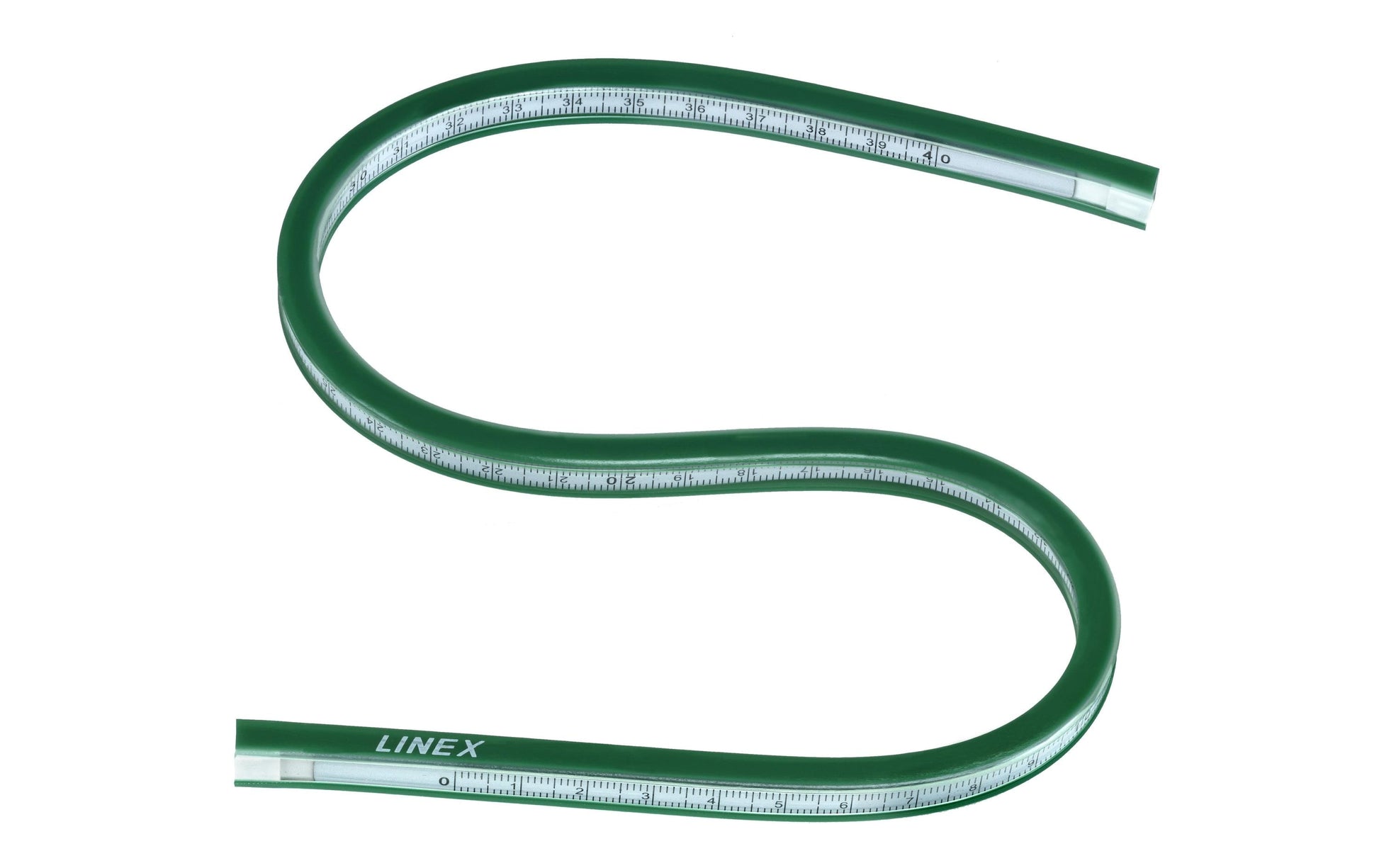 Linex Wandtafel-Lineal 30 cm – Kunststoff, grün, flexibel