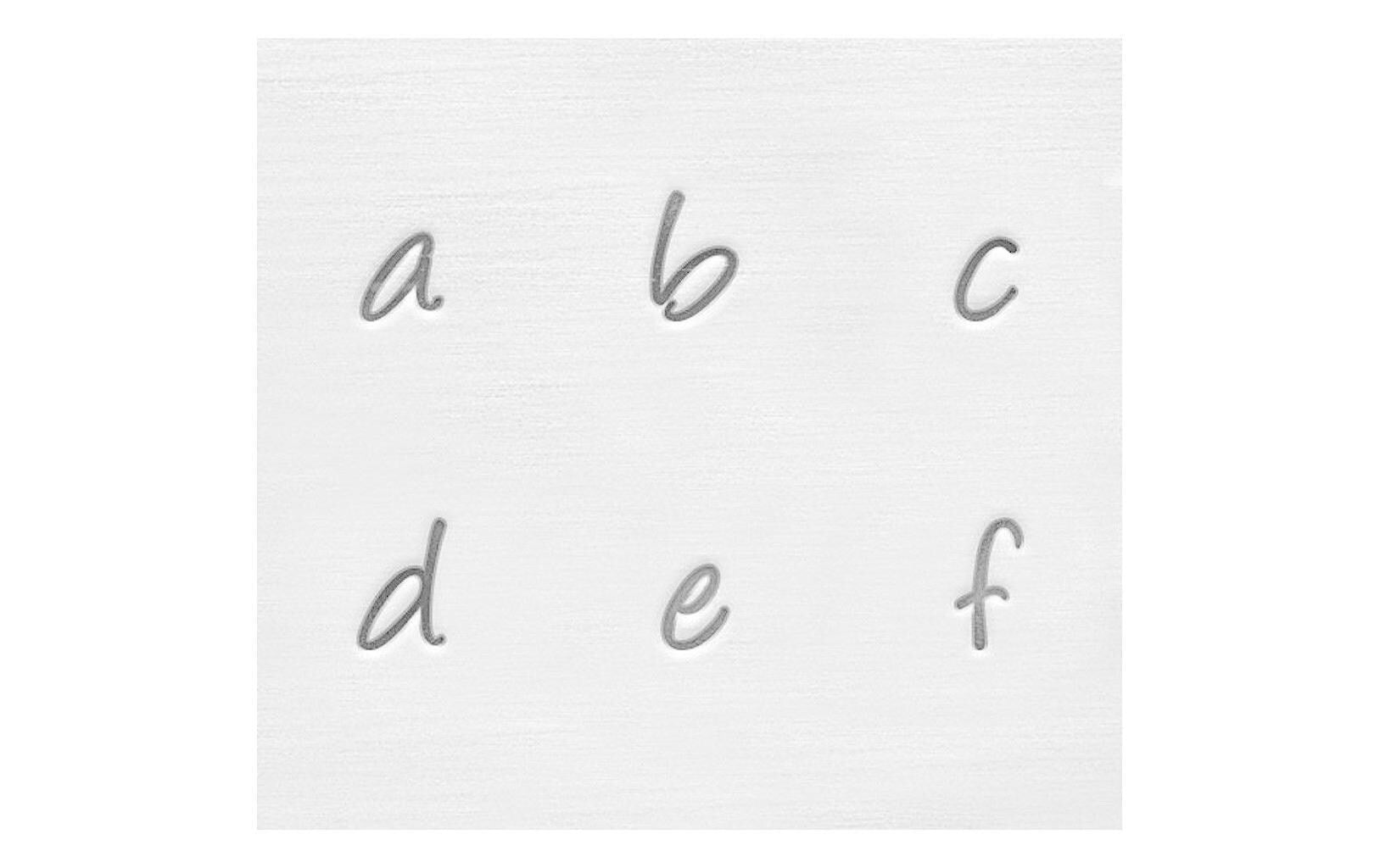 Impressart Prägestempel, Kleinbuchstaben Bridgette, 3 mm, Set à 27