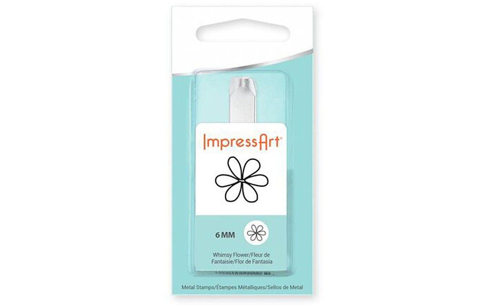 Impressart Stempel – Blume – Textplatte 6 × 65 mm