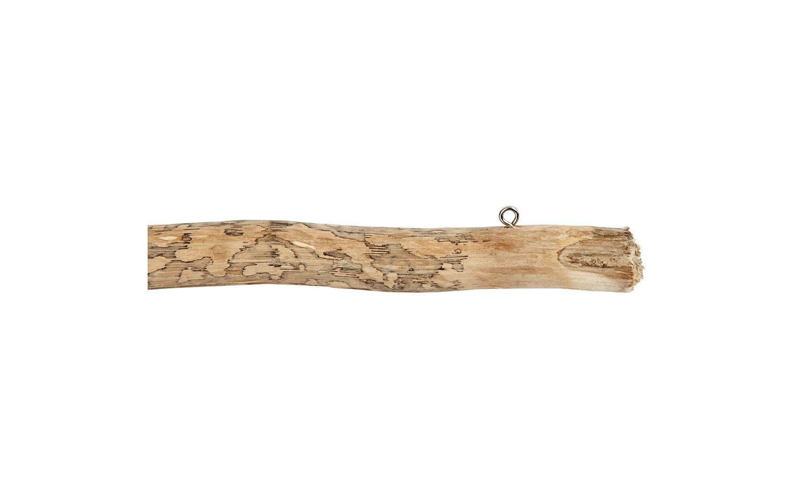 Creativ Company Holzstock – 60 cm, Ø 1,5–2 cm – Fichte, braun, 2 Metallösen