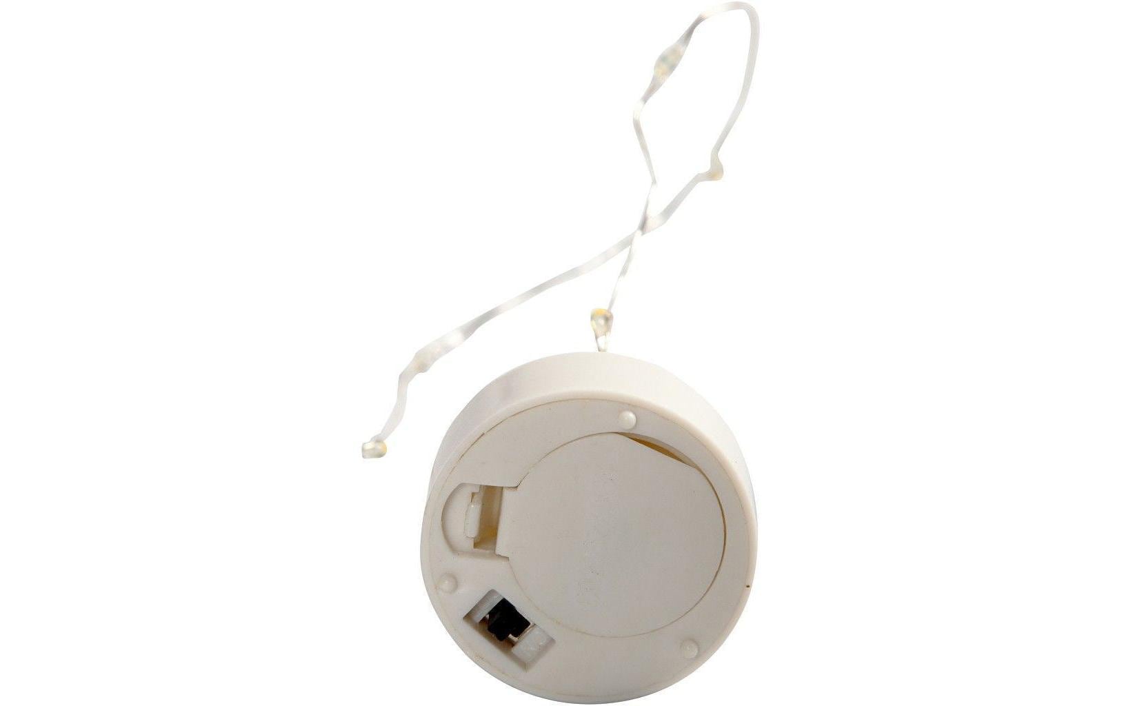 Creativ Company Lichterkette – Starterset, 27 cm, Warmweiss, batteriebetrieben (CR2032), 5 Lampen