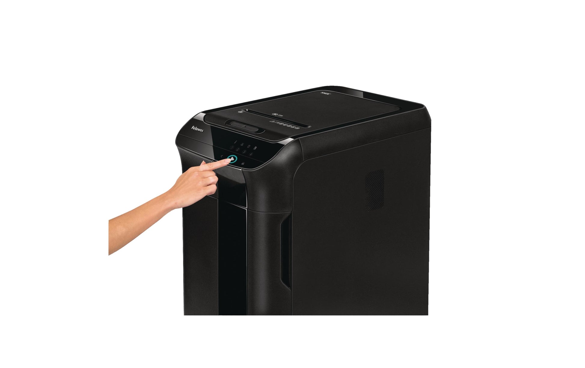 Fellowes AutoMax 550C – Aktenvernichter mit Autofeed 550 Blatt, DIN P-4, Partikelschnitt 4 × 38 mm, 83 l