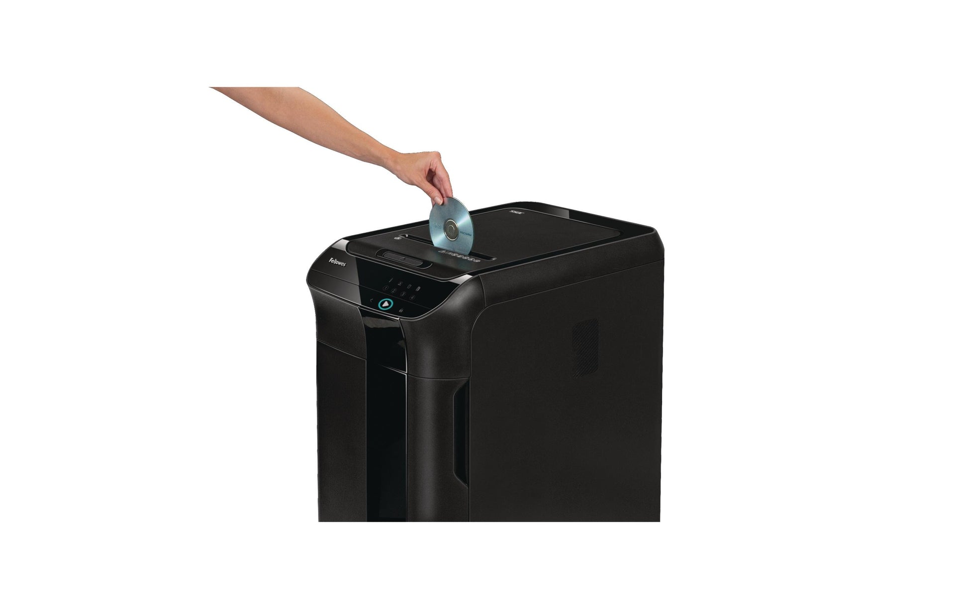 Fellowes AutoMax 550C – Aktenvernichter mit Autofeed 550 Blatt, DIN P-4, Partikelschnitt 4 × 38 mm, 83 l