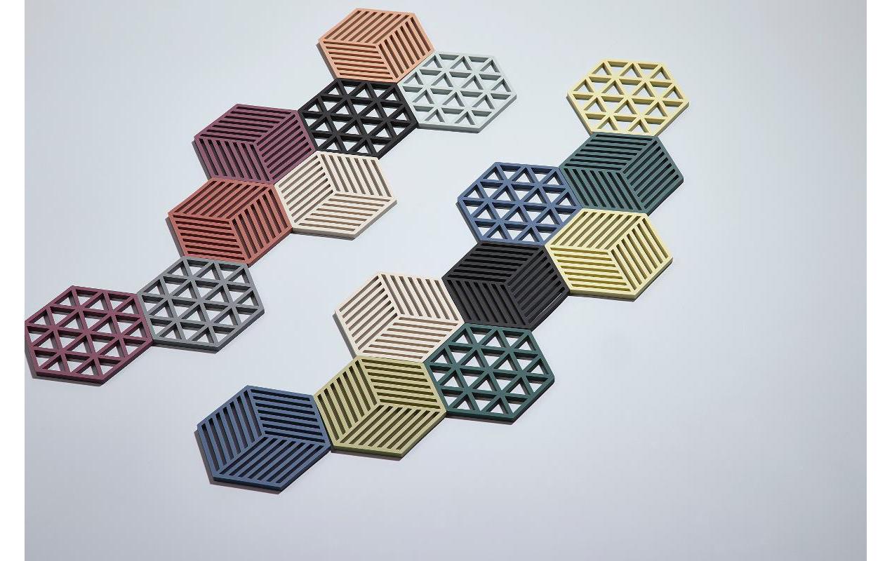 Zone Denmark Topfuntersetzer 16 × 14 × 0,9 cm, Silikon, dunkelblau