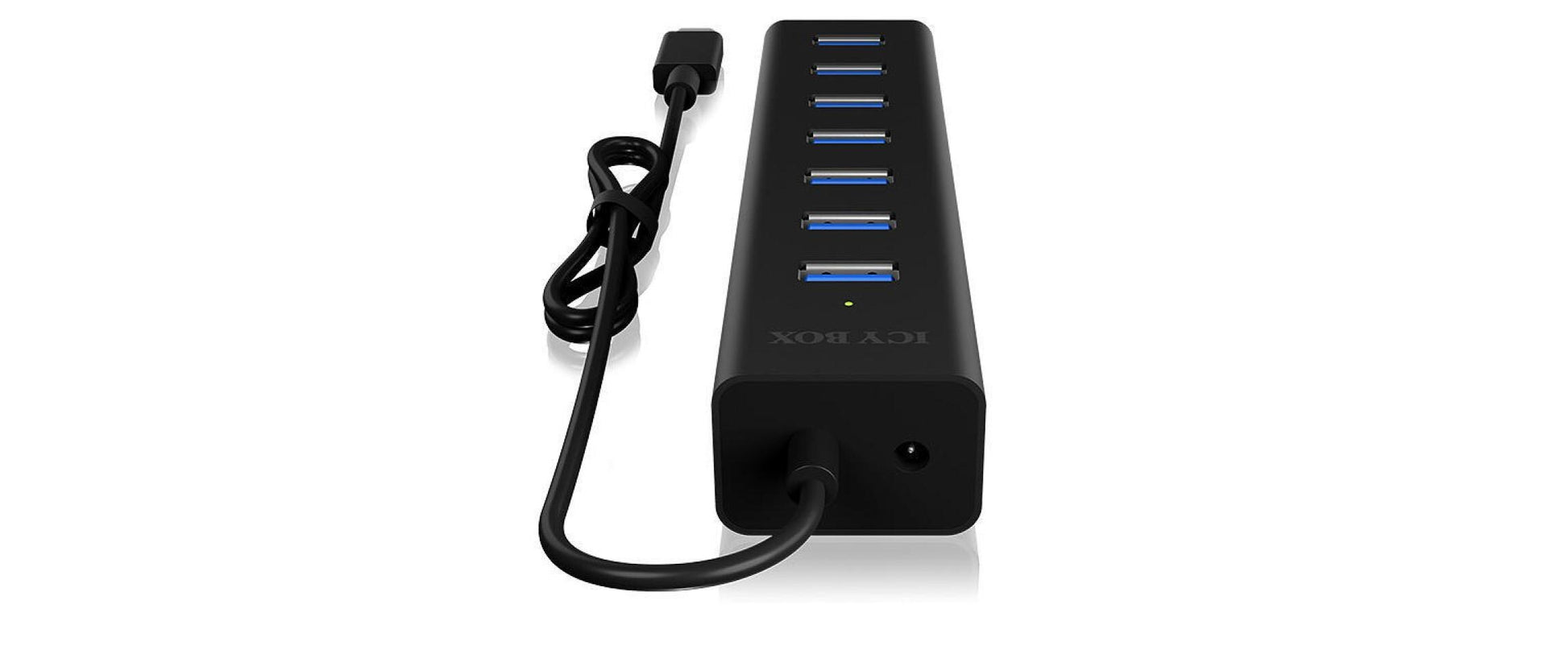 ICY BOX IB-HUB1700-C3 USB-Hub – USB-C, 7× USB-A, für Windows/Mac/Linux