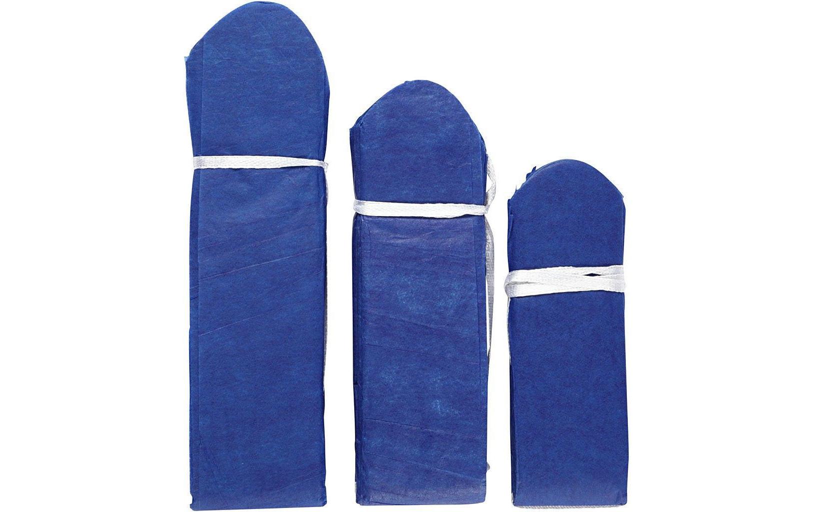 Creativ Company Papier-Pompons – blau – Ø 20/24/30 cm – Papier – 3 Stk