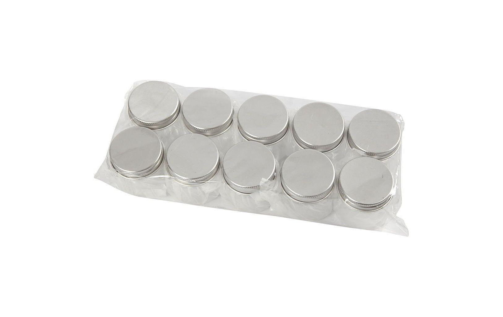 Creativ Company Kunststoffglas, transparent, Ø 4,4 cm × 4,5 cm, 10 Stk