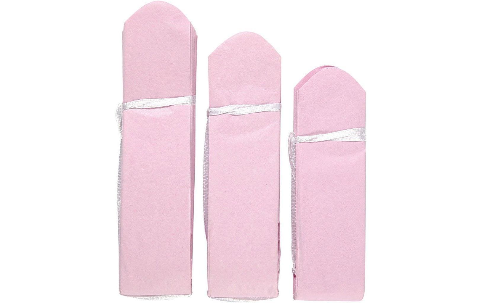 Creativ Company Papier-Pompons – rosa – 20, 24, 30 cm – Papier – 3 Stk