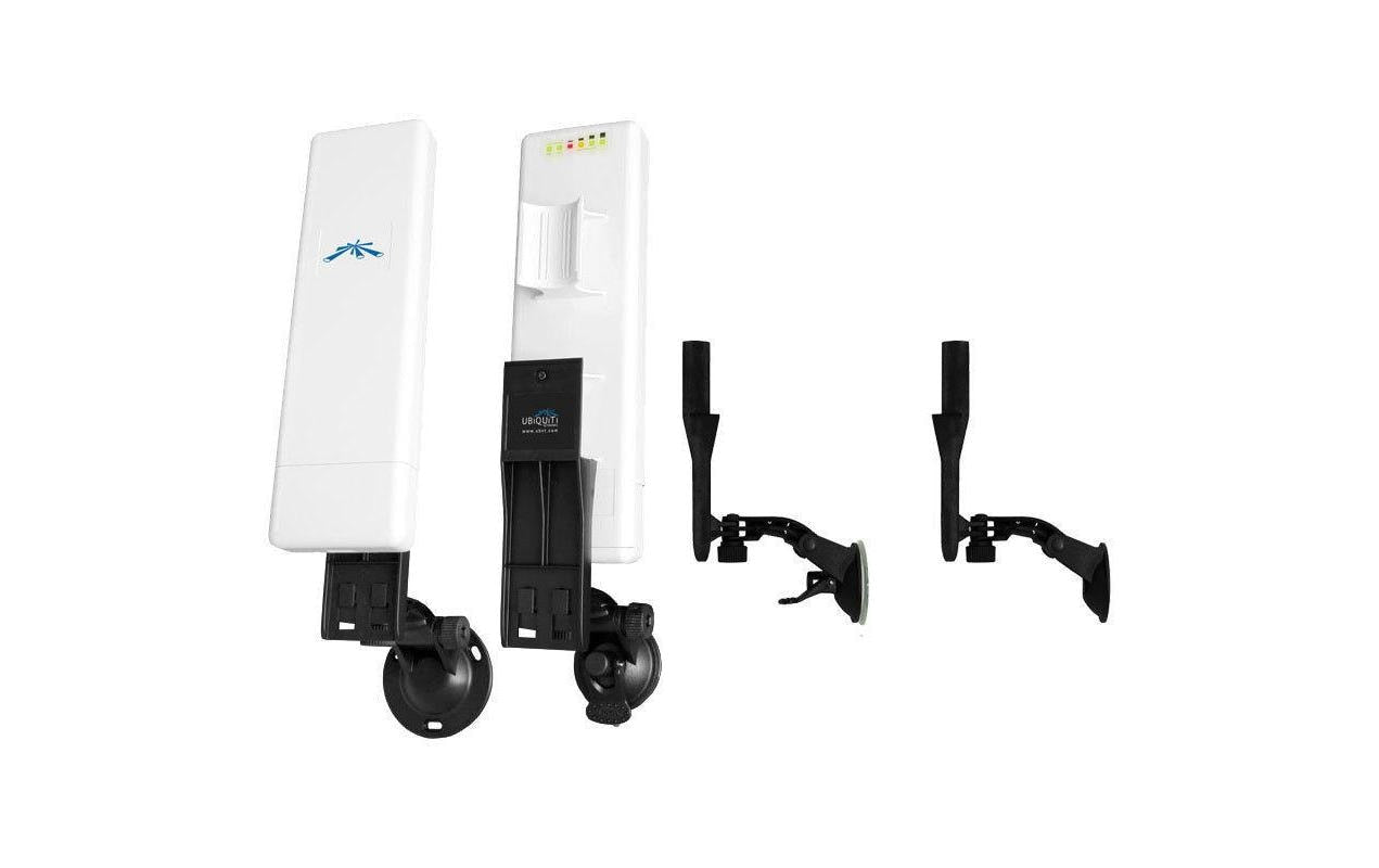 Ubiquiti NS-WM – Antennenhalterung/Adapter, Schwarz, für NanoStation (NSM2, NSM5, locoM2 u. a.)