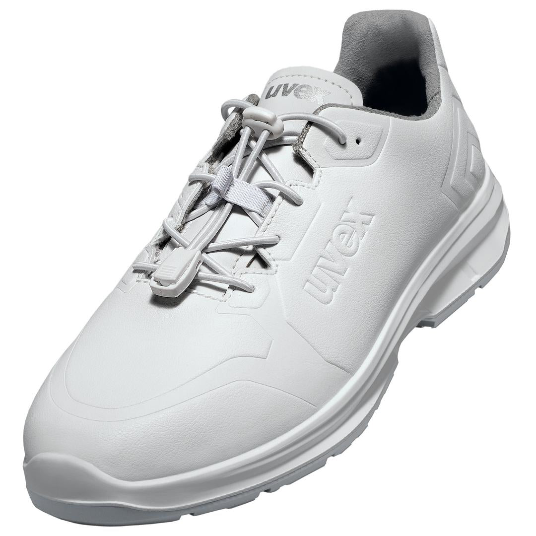 Uvex 1 sport weiss nc Berufs-Halbschuh O2 – weiss – Grösse 43, Weite 11