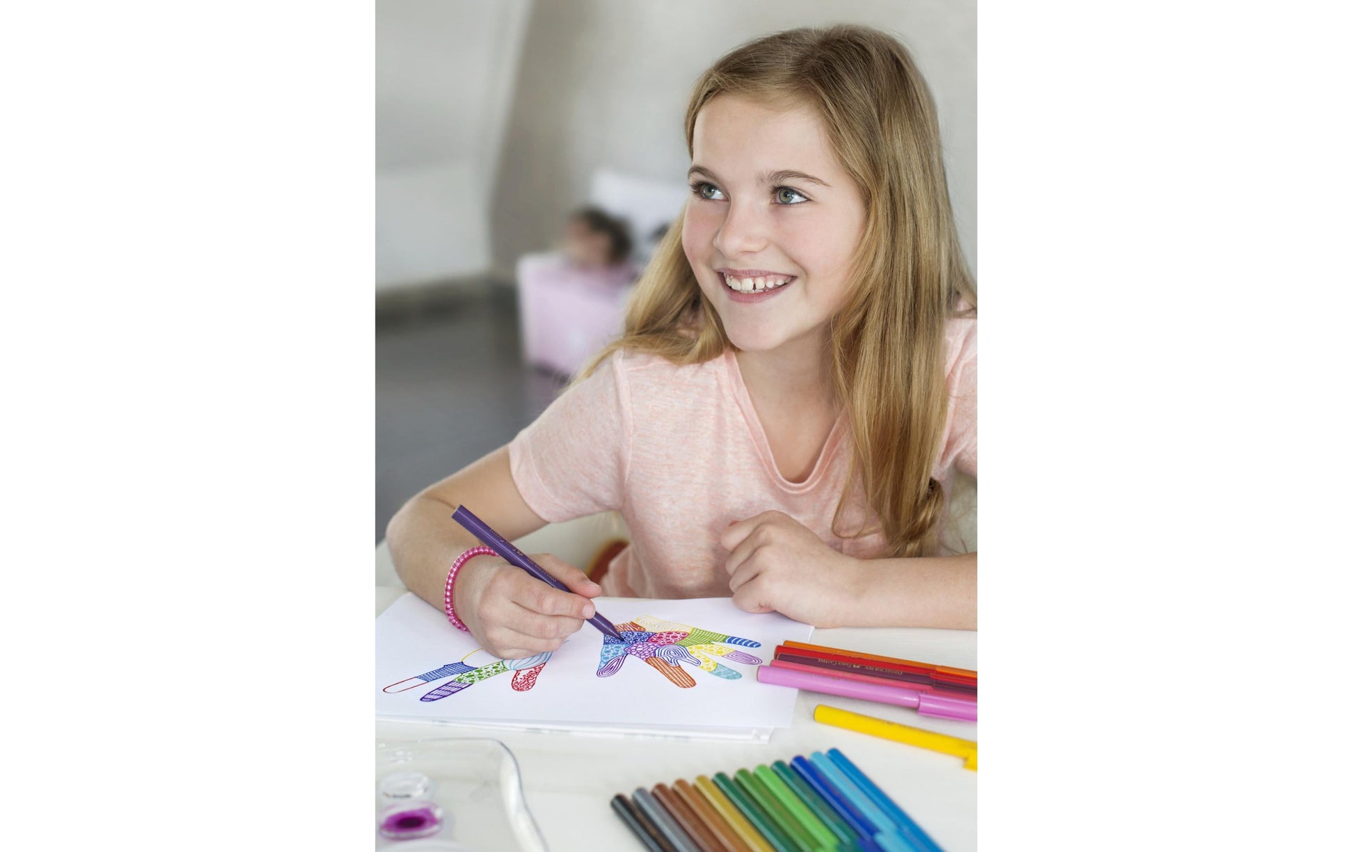 Faber-Castell Connector Pen Filzstift – 2,0 mm, wasserbasiert, auswaschbar, 80 Farben