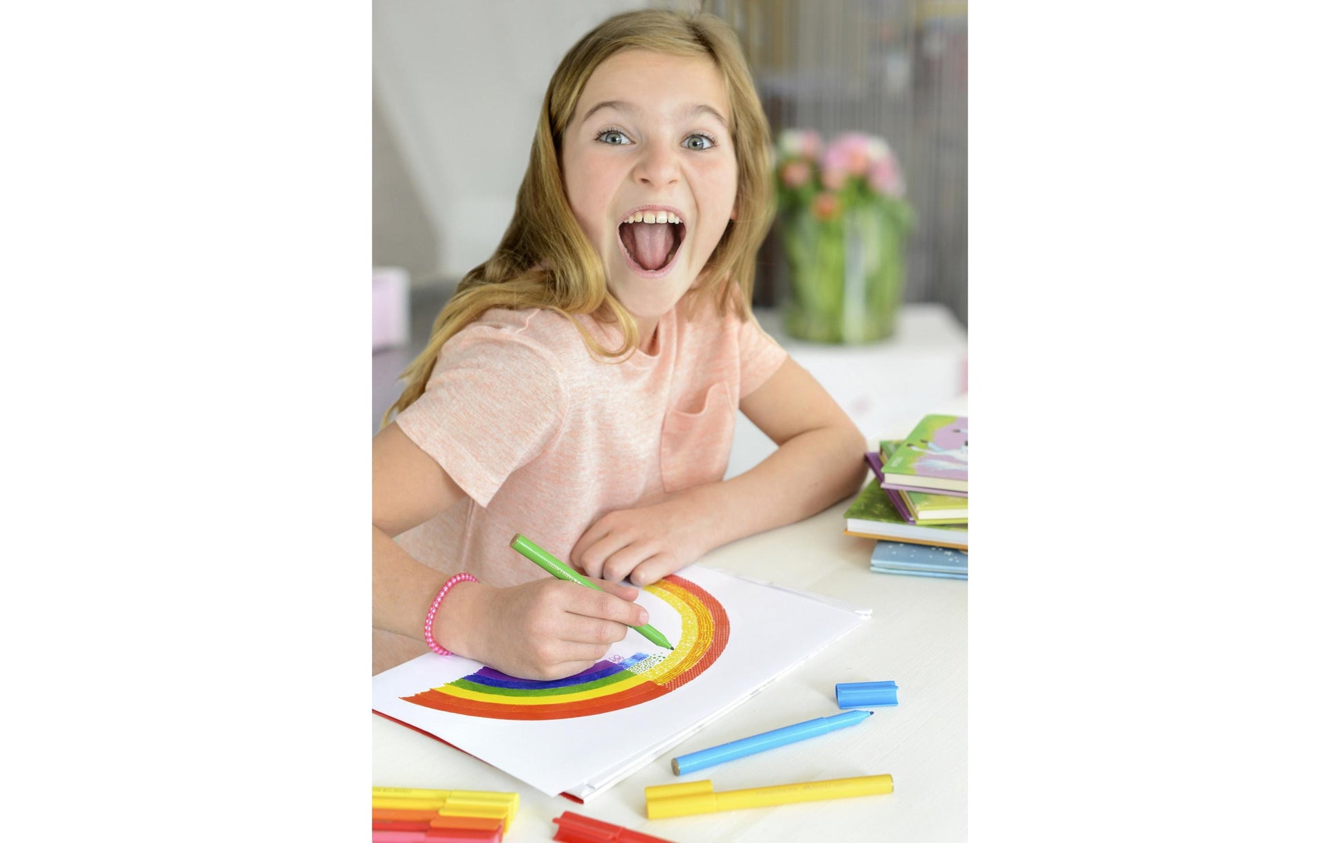 Faber-Castell Connector Pen Filzstift – 2,0 mm, wasserbasiert, auswaschbar, 80 Farben