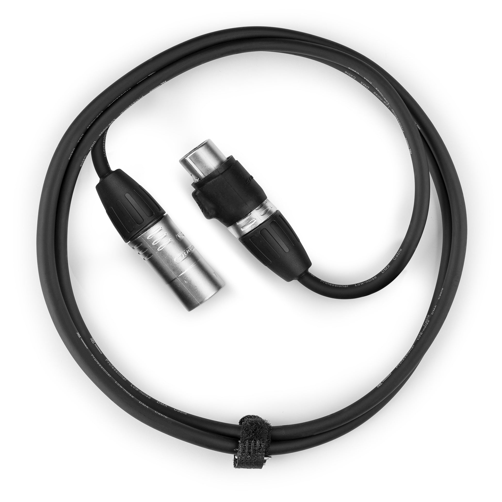 PD-Connex CX104-1 – DMX-Kabel, XLR 3-polig (Männlich/Weiblich), 1,5 m, Schwarz