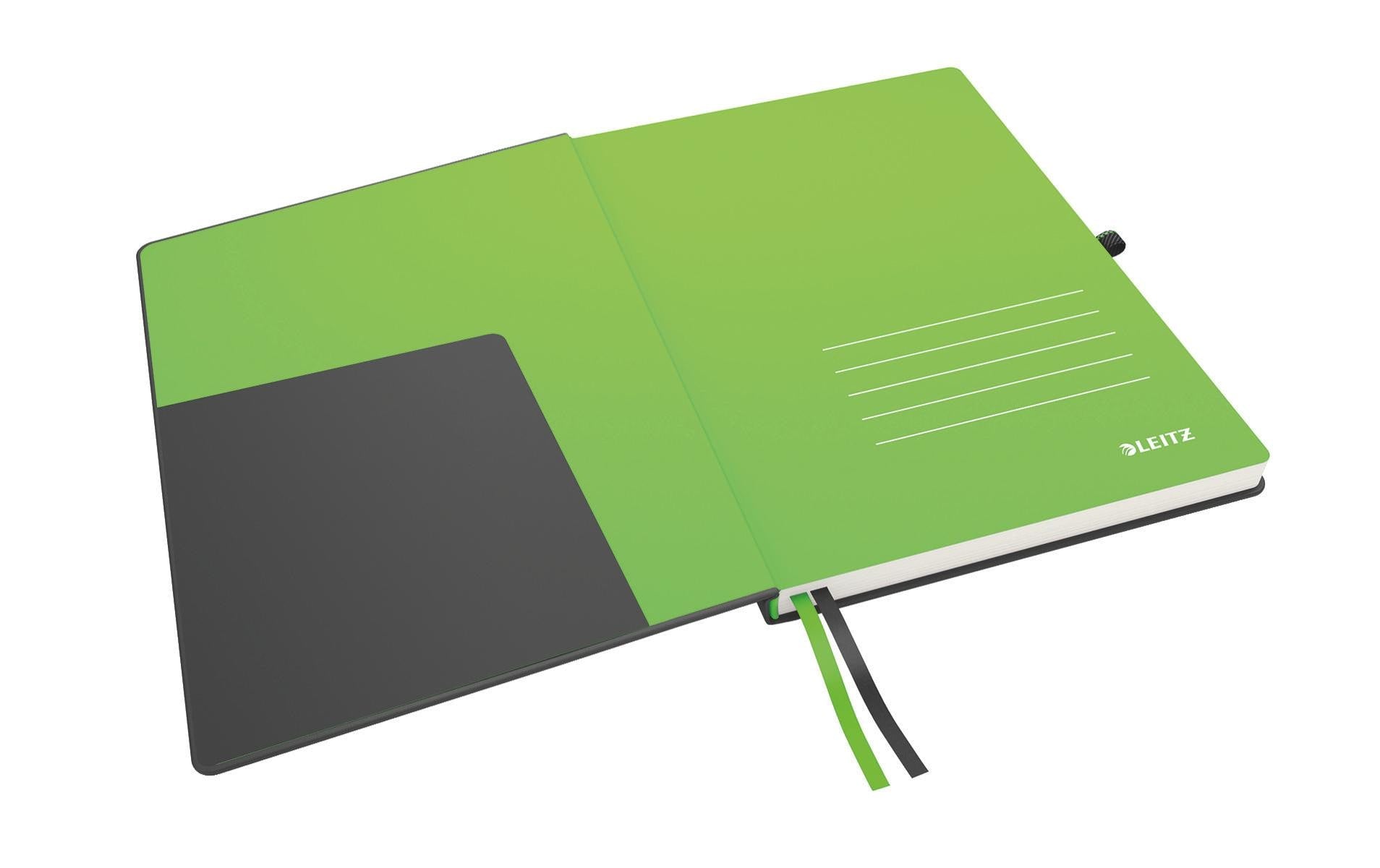 Leitz Notizbuch – A4 – liniert – 80 Seiten – 100 g/m² – Hardcover, schwarz