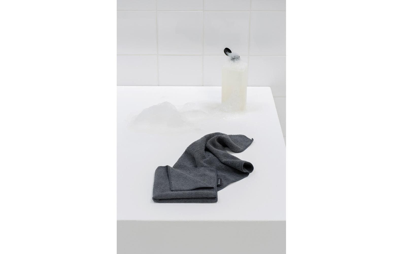 Brabantia Mikrofasertuch – Grau – 30 × 30 cm – 2er-Set