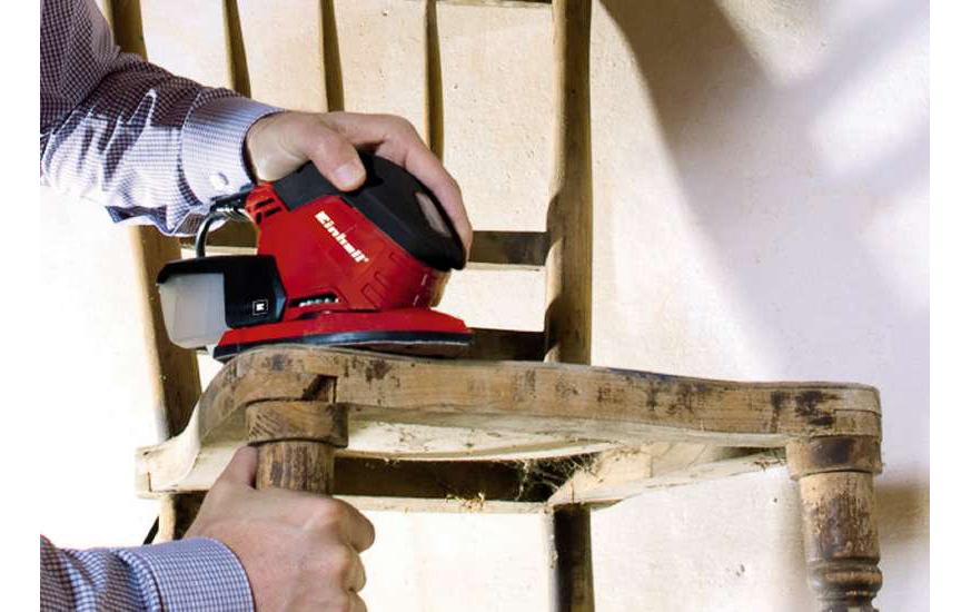 Einhell TE-OS 1320 Multischleifer – 130 W – 150×150×100 mm, Klettverschluss