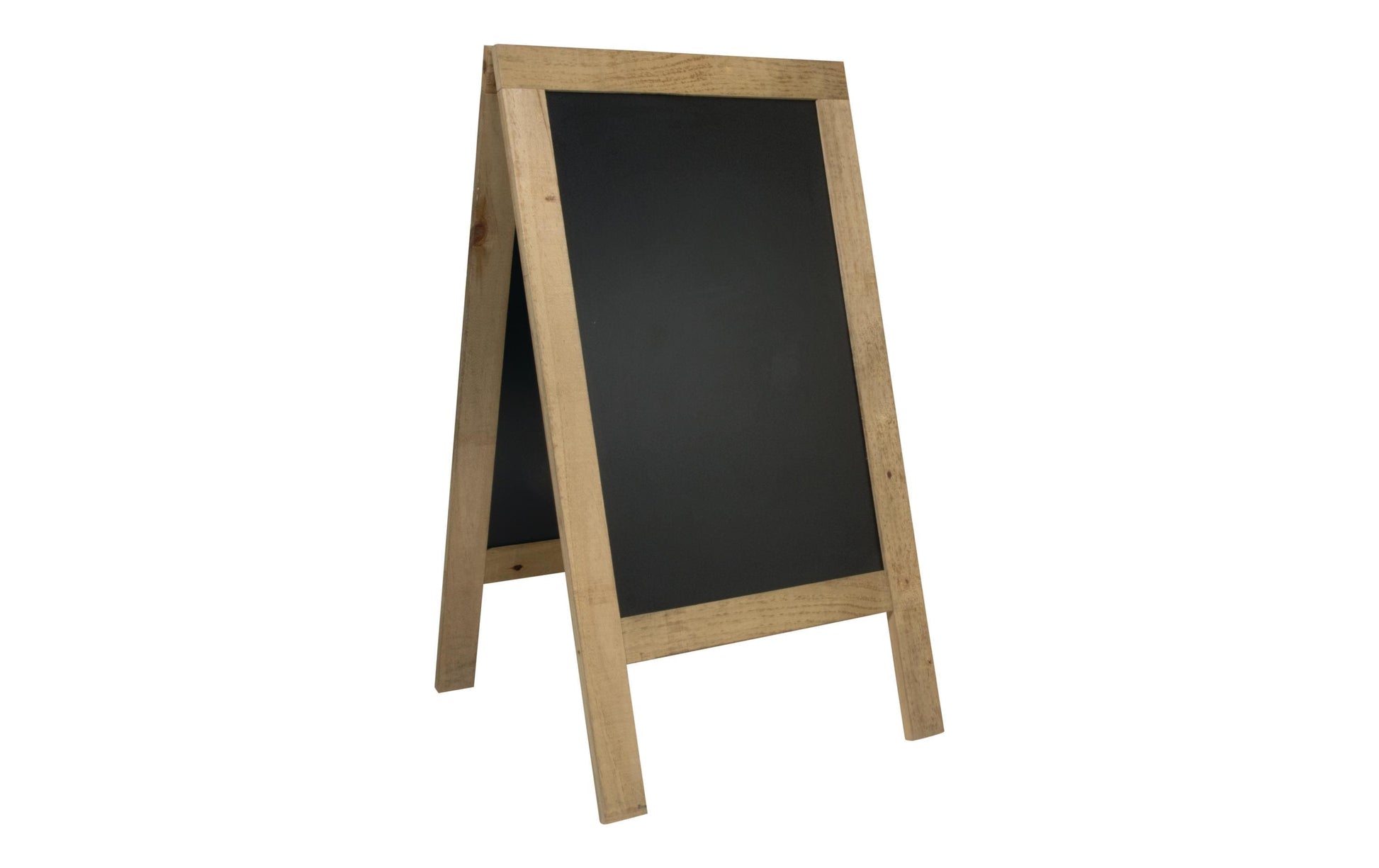Securit Kundenstopper (A-Board) SBS-N-135 – 750 × 1'440 mm (hoch) – Holzrahmen, schwarz – Stand – 1 Stk.