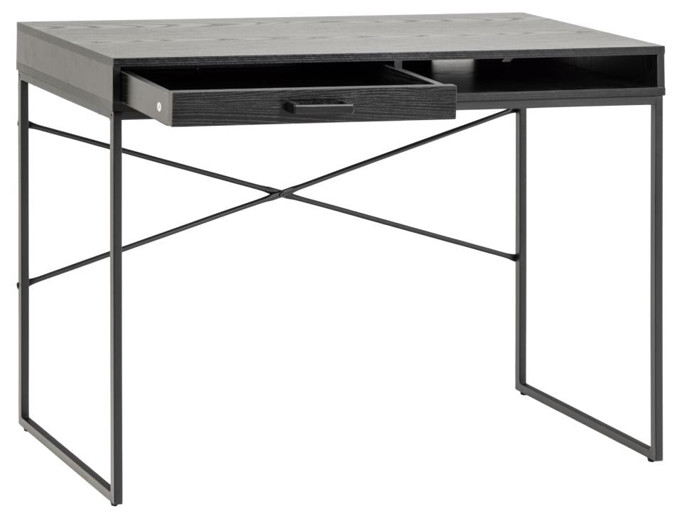 Actona Tischplatte – 110 × 45 cm – schwarz