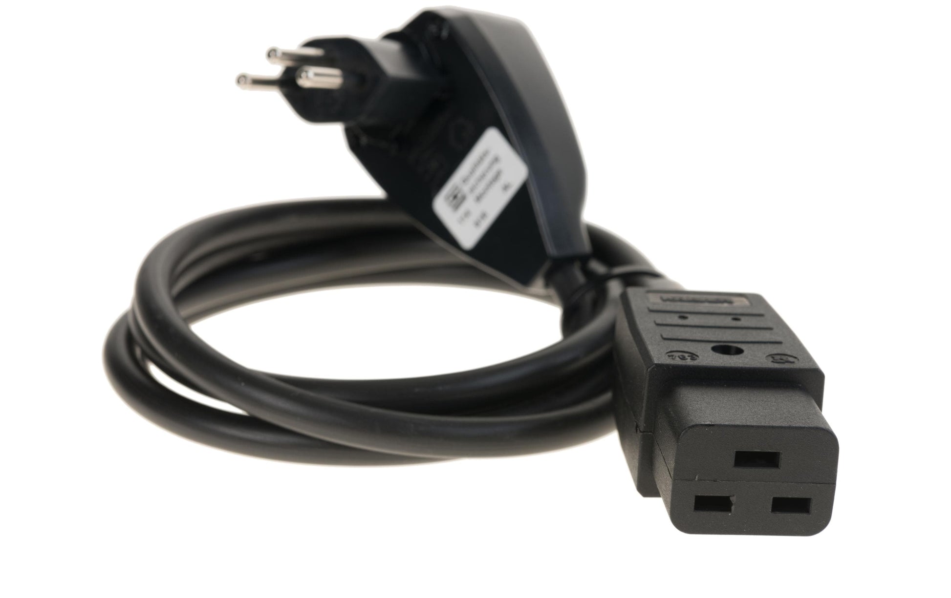 Steffen Netzkabel – T12–IEC C19, 1,5 m, 10 A, schwarz