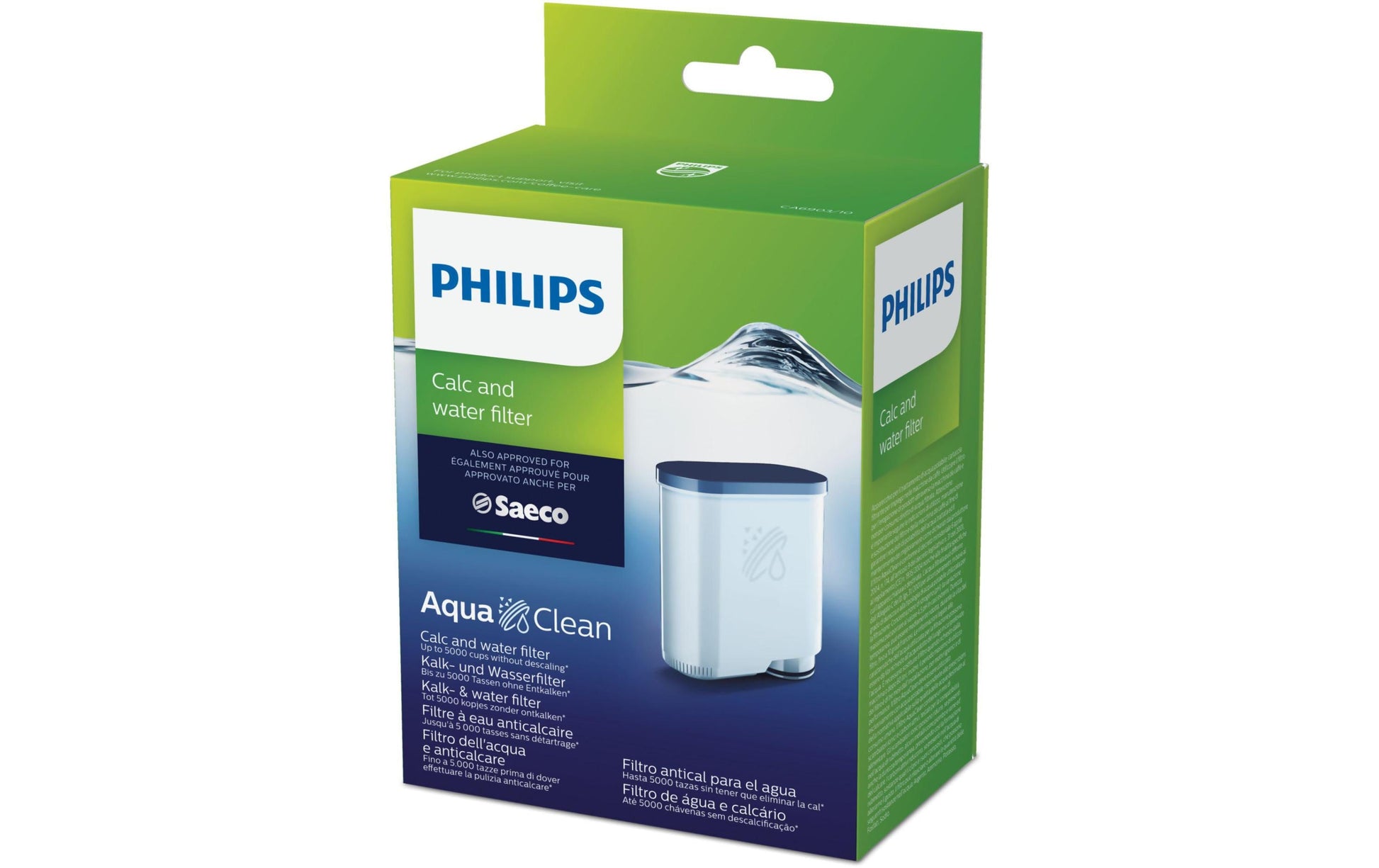 Philips Wasserfilterkartusche AquaClean CA6903/10 – für Saeco Espressomaschinen