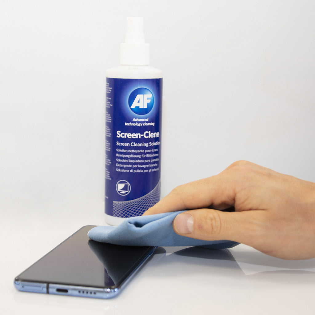 AF Screen-Clene Bildschirmreiniger – für Bildschirme, Smartphones & Tablets – Pumpspray – 250 ml