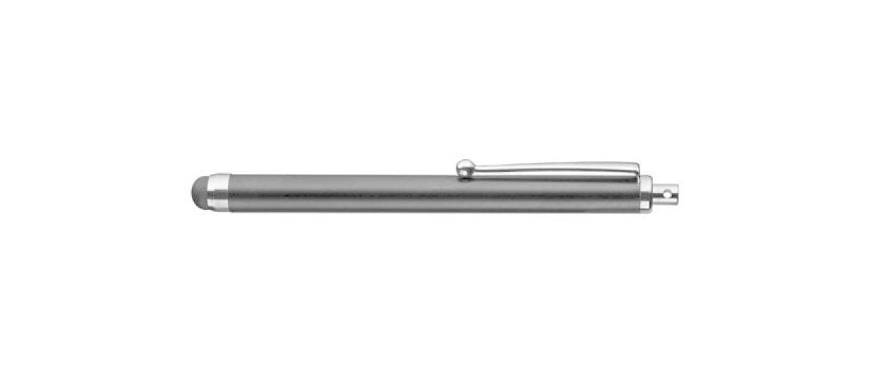Trust Eingabestift für Tablets und Touch-Geräte – weiche Gummispitze, mit Clip – Schwarz