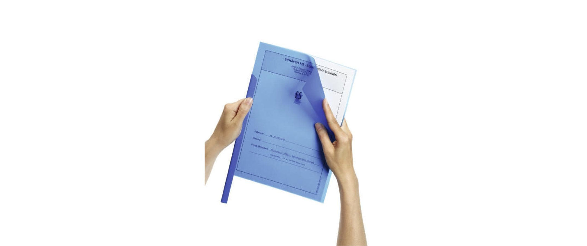 Durable Sichtmappe A4 – transparent, Kunststoff, matt, 180 µm, 50er-Pack