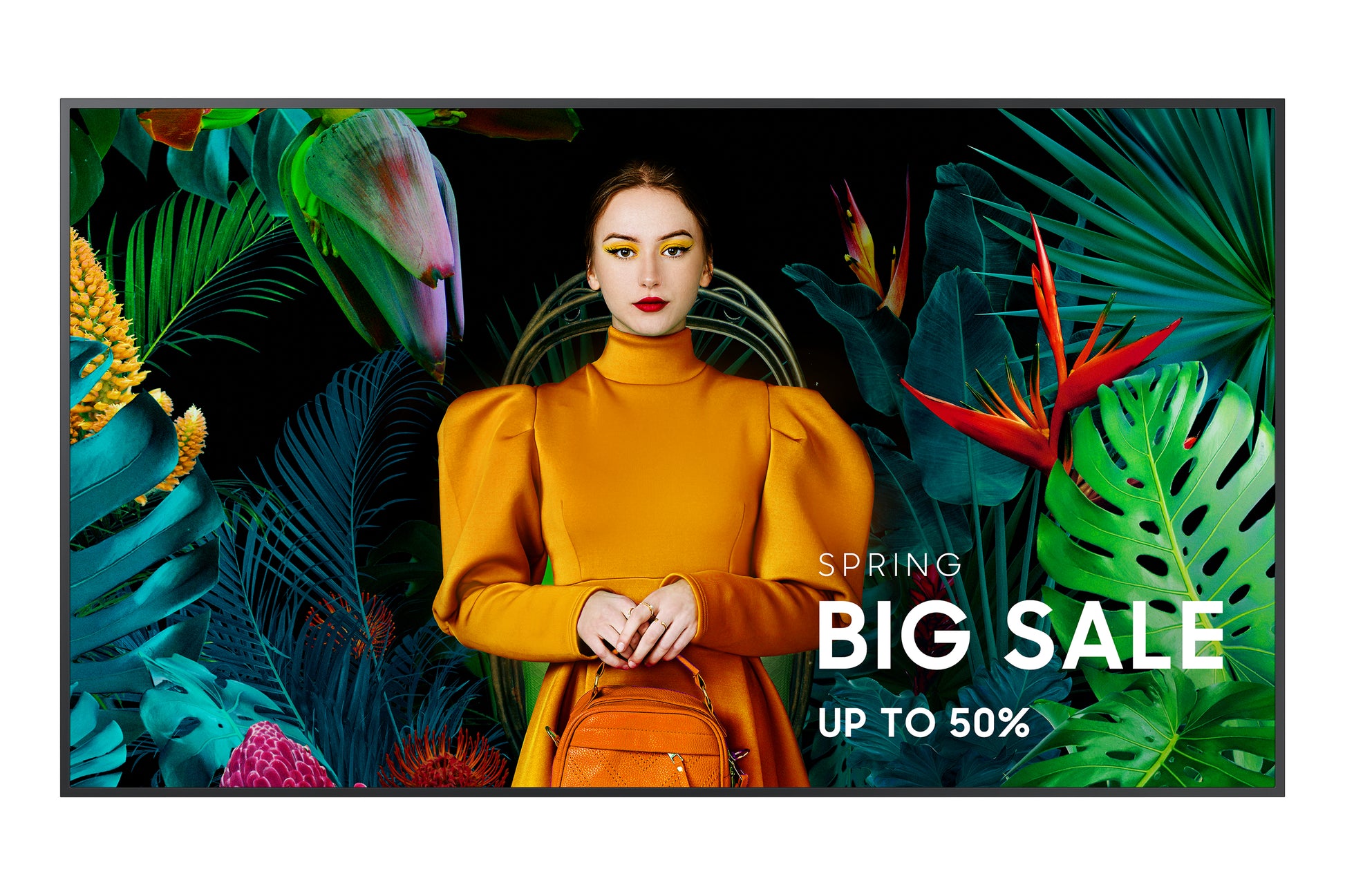 Samsung QB50C – Signage-Display, 50", Ultra HD 4K, 350 cd/m², 16/7