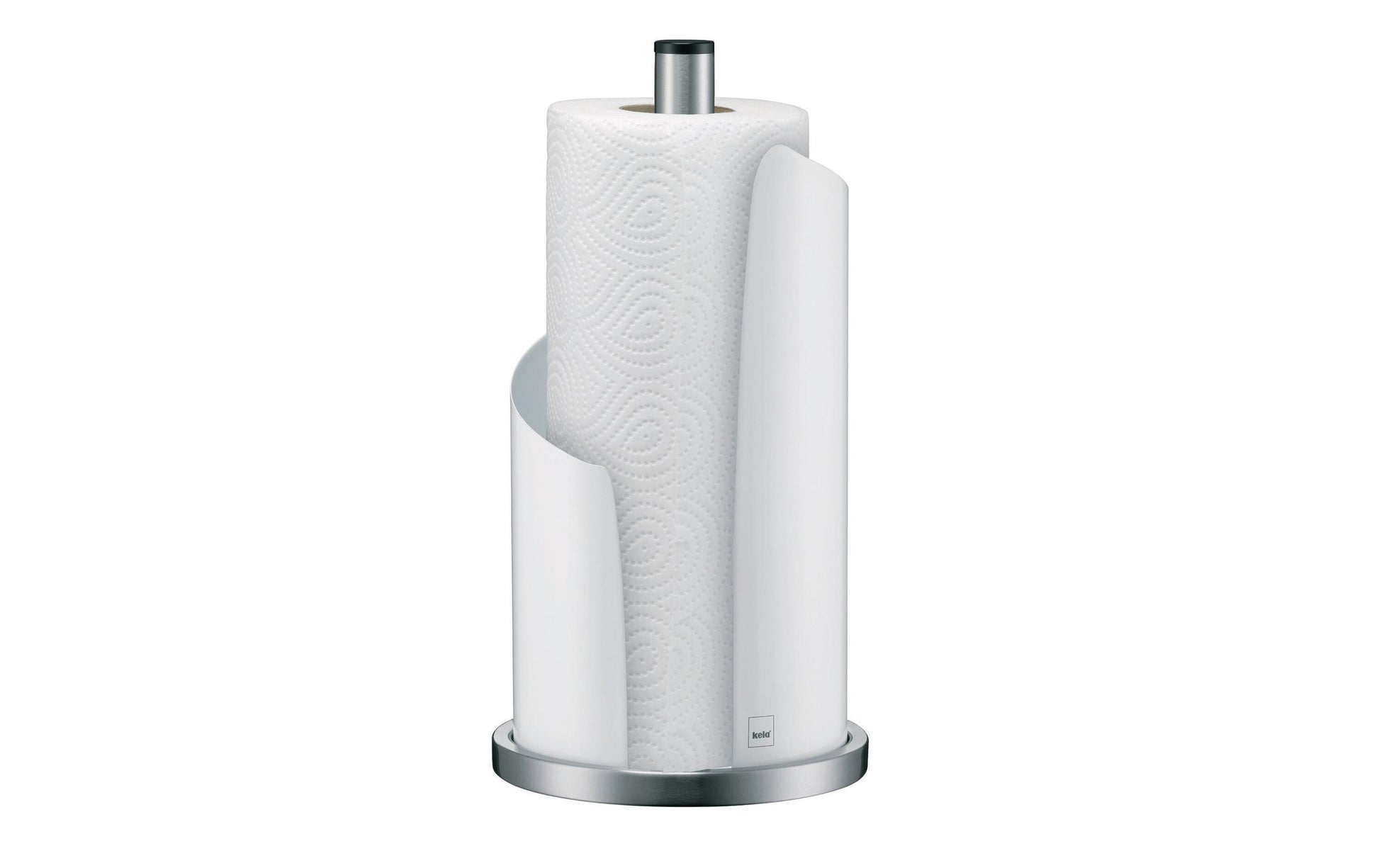 Kela Küchenrollenhalter Metall, 15 × 32 cm, weiss