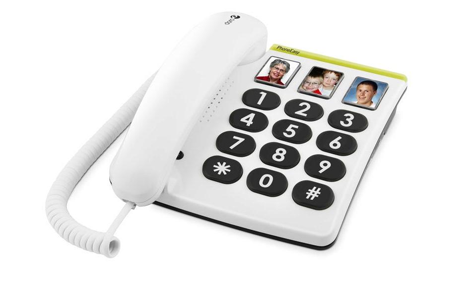 Doro PHONEEASY 331PH – DECT, schnurgebunden, weiss
