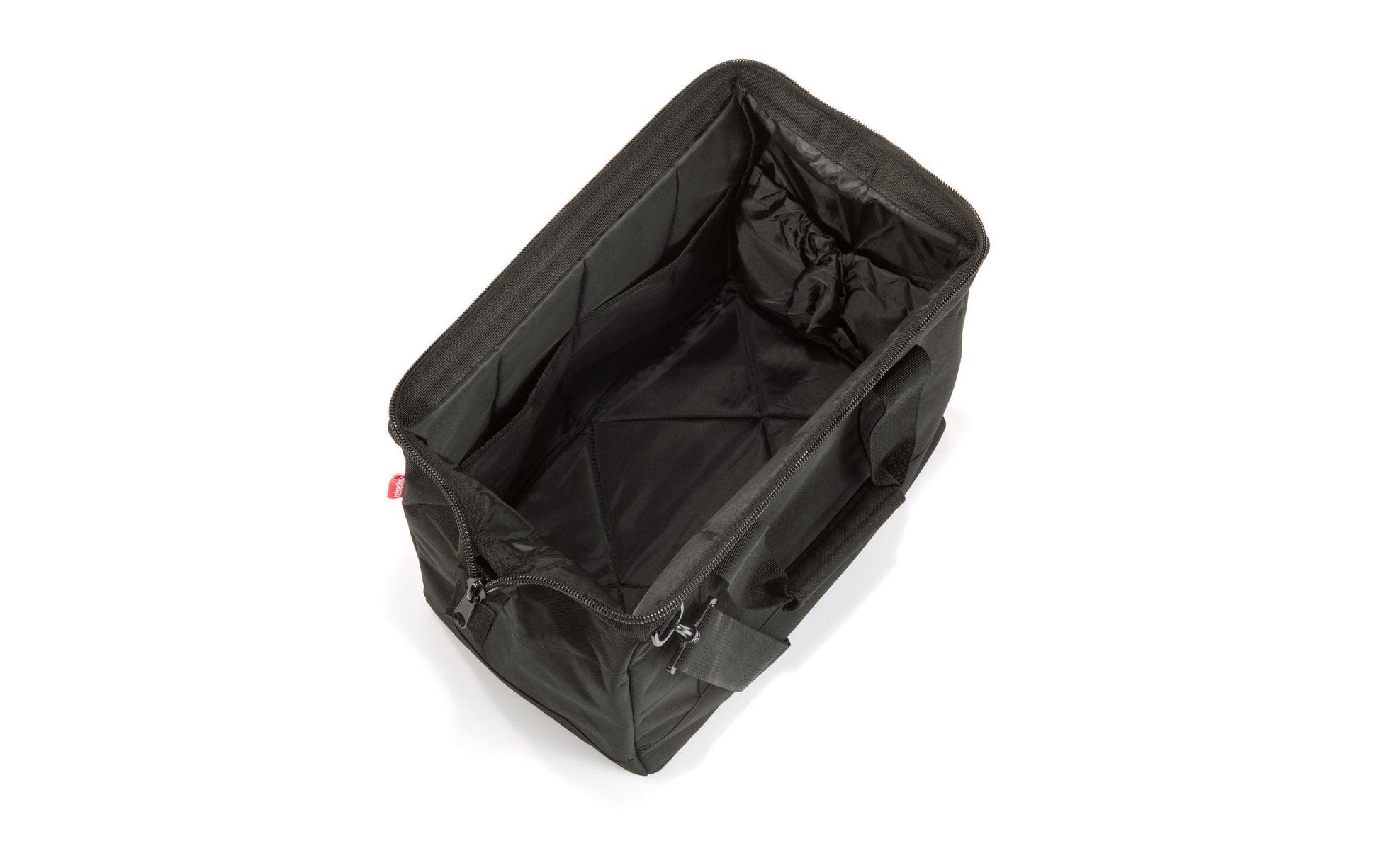 Reisenthel Umhängetasche Allrounder M – 18 l, Polyester, Schwarz, 40 × 33,5 × 24 cm