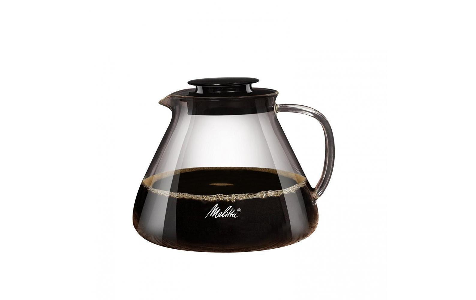 Melitta Karaffe – 700 ml, 14,6 × 12,5 × 14,6 cm, Borosilikatglas, Transparent, spülmaschinenfest