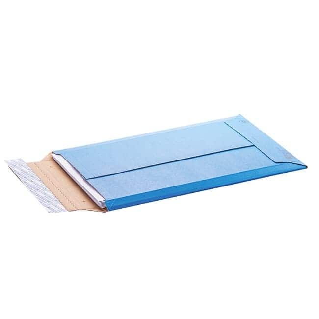 Brieger BRIMAIL Karton-Versandtasche – 350 × 250 mm, mit Aufreisshilfe, Karton, Blau