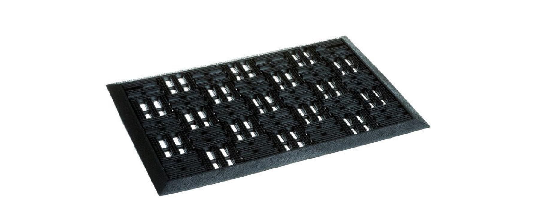 Puag Gummimatte – 40 × 60 × 1,4 cm – Gummi, Schwarz